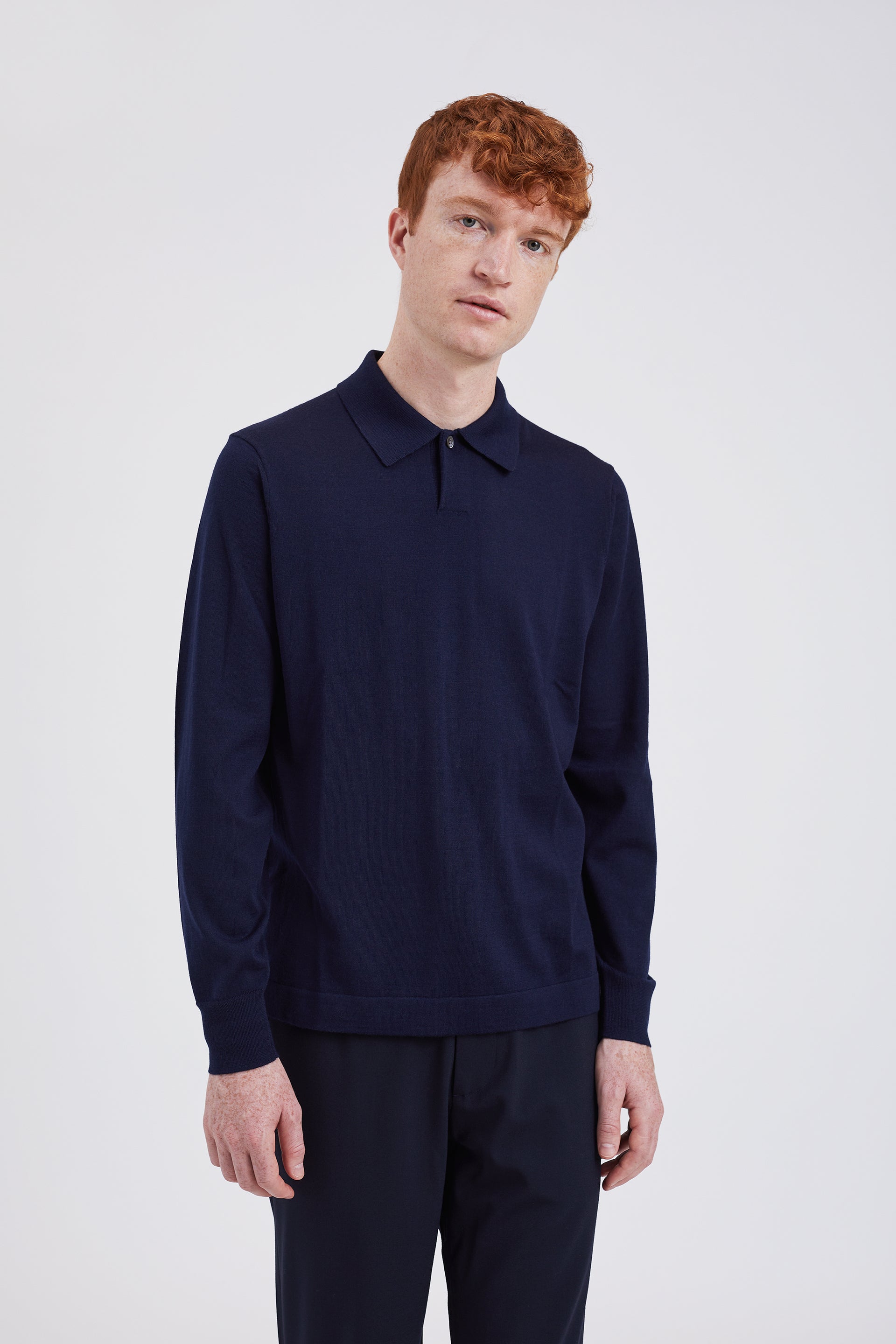Jon Tech Merino Polo Knit