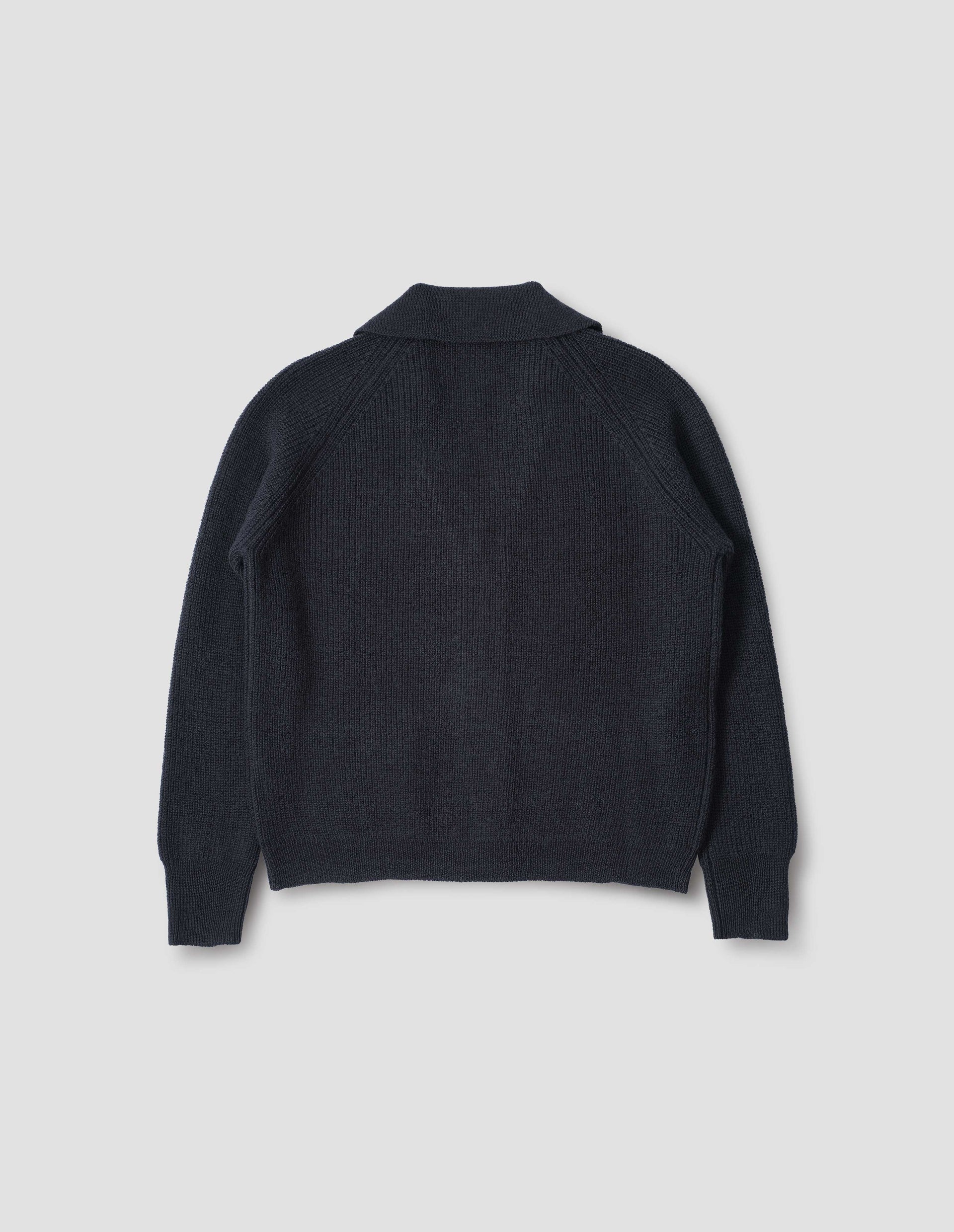 Collared Cardigan Virgin Wool