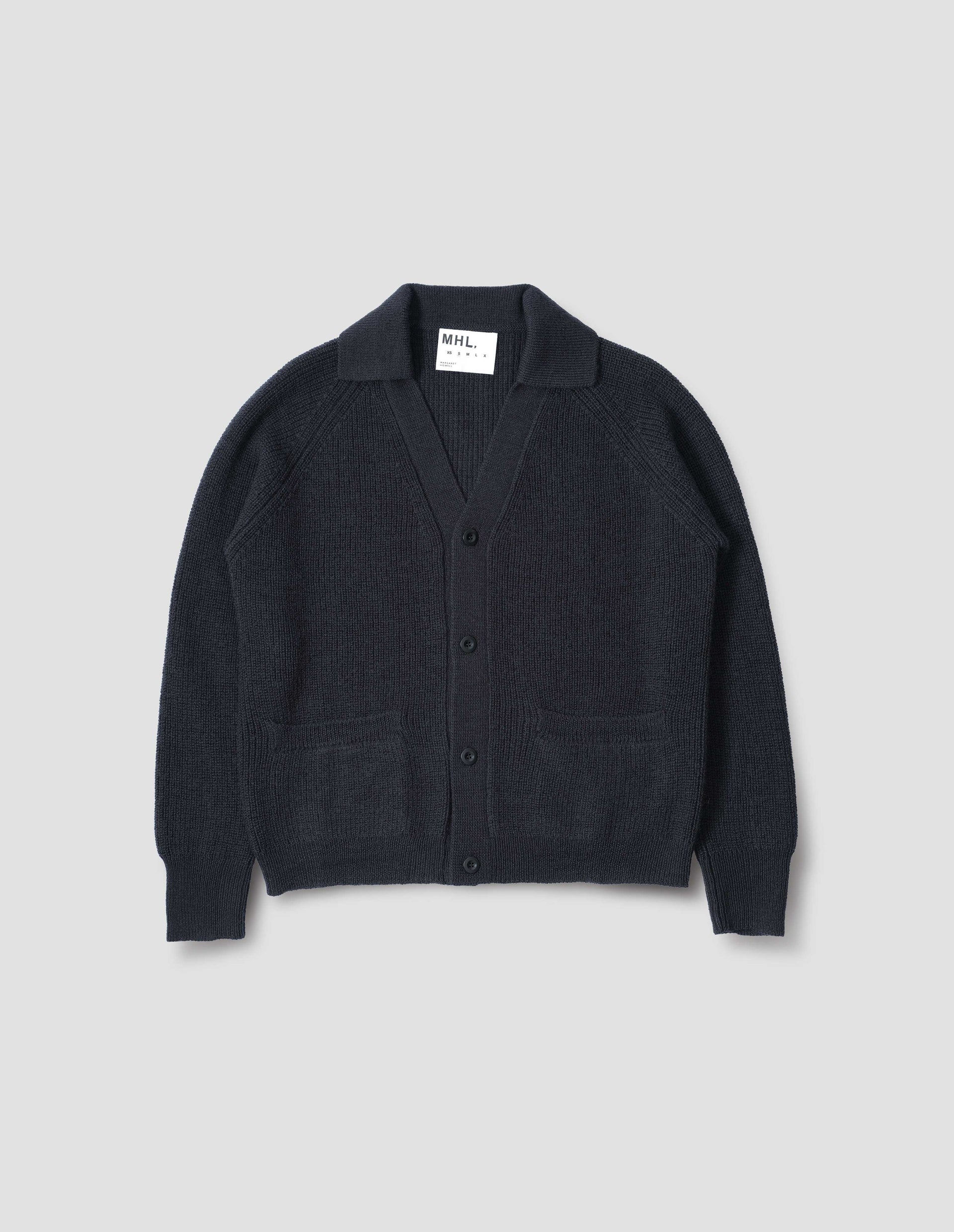 Collared Cardigan Virgin Wool