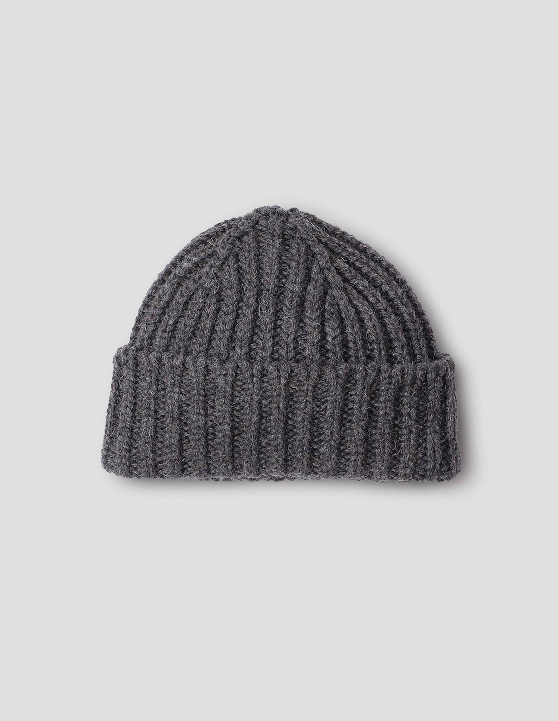 Heavy Rib Hat British Wool Beanie