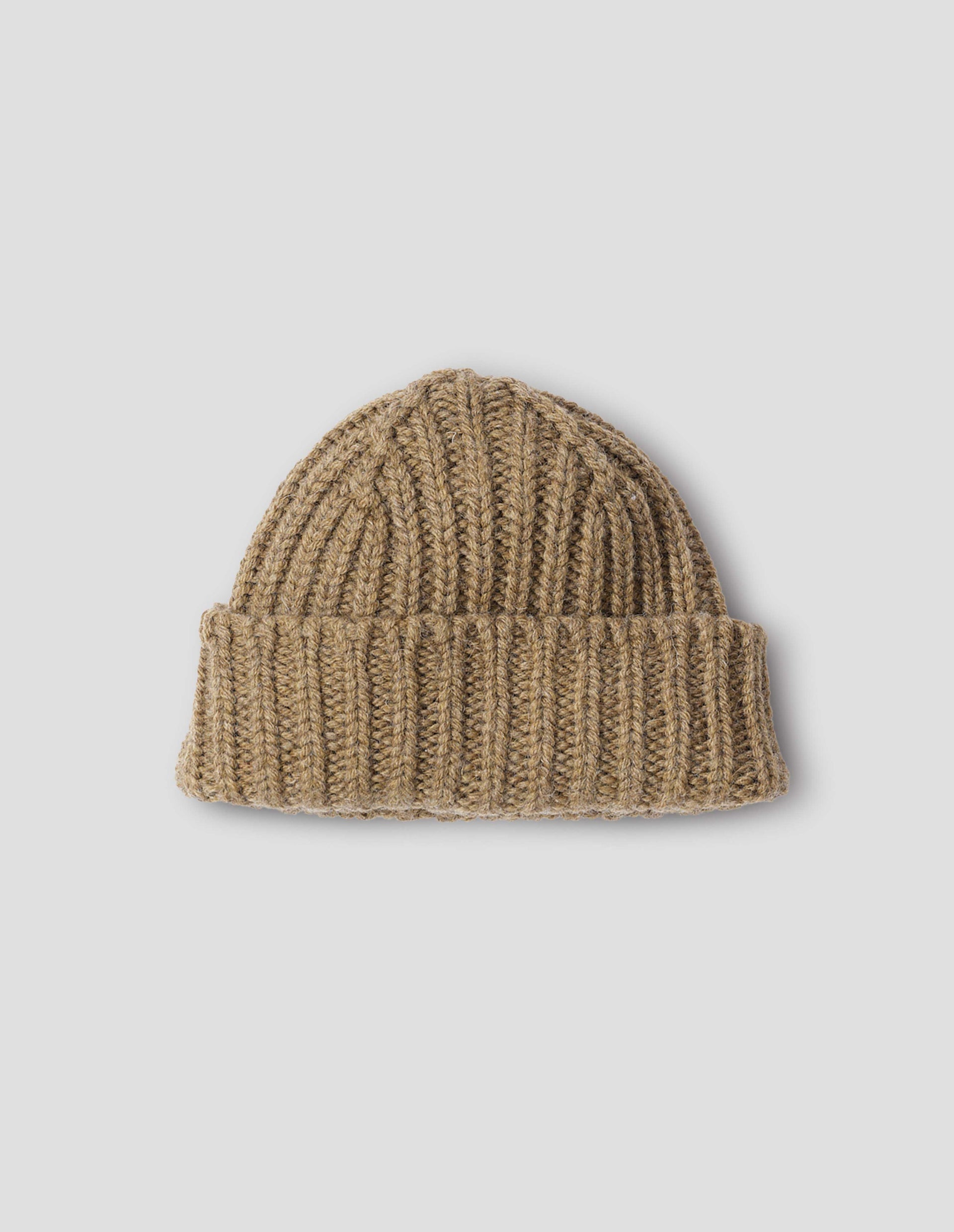 Heavy Rib Hat British Wool Beanie