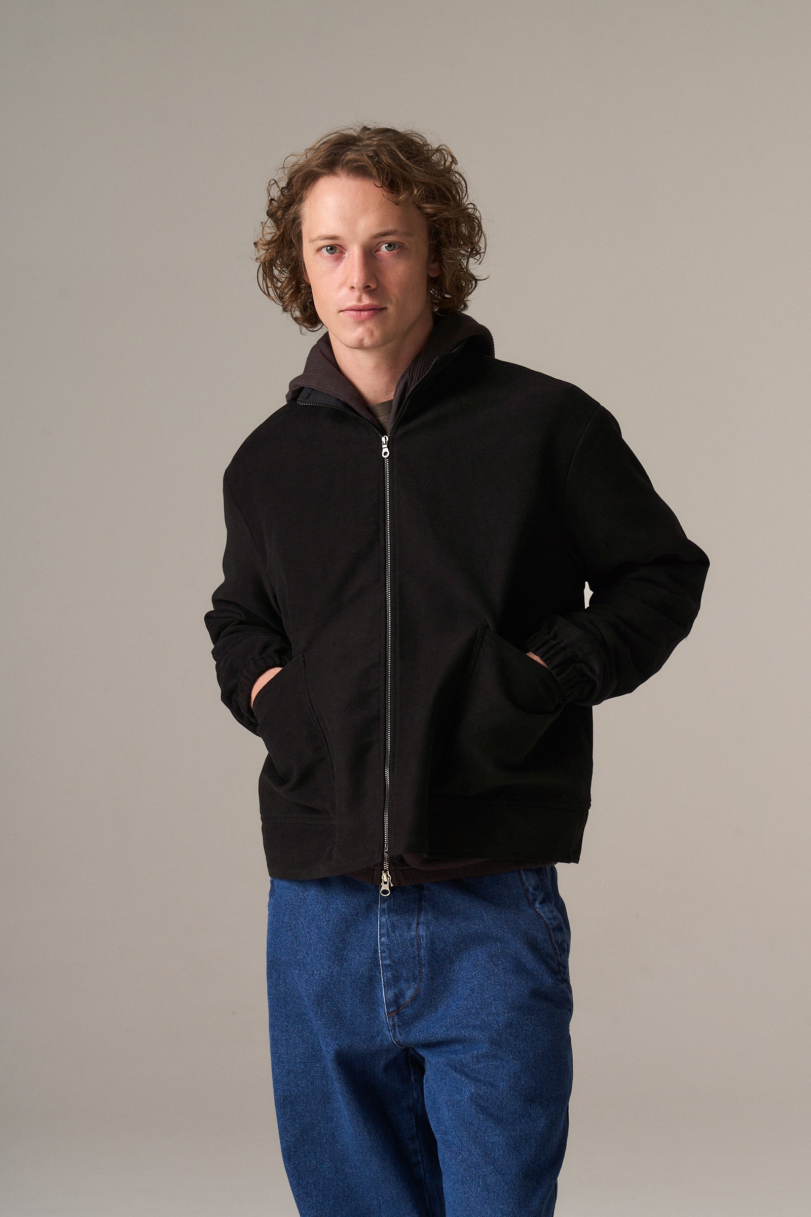Moleskin Training Zip Jacket
