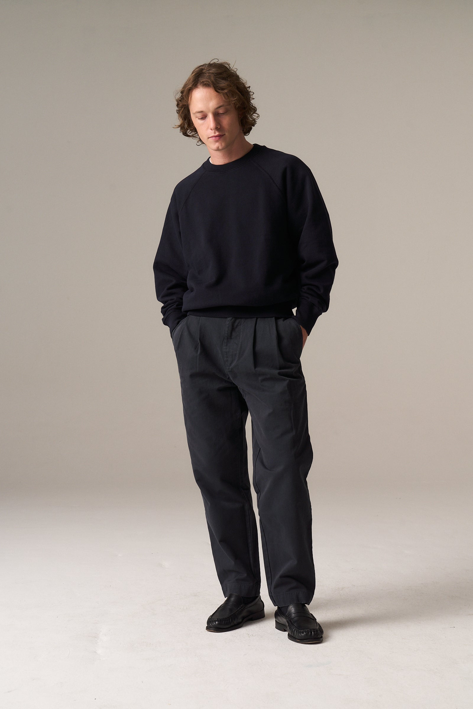 Tyr Relaxed Organic Loopback Raglan Crew