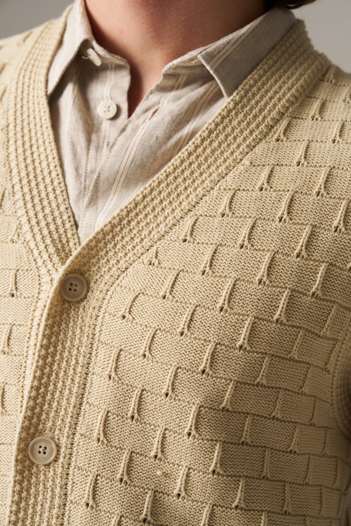 Reece Textured Stitch Vest