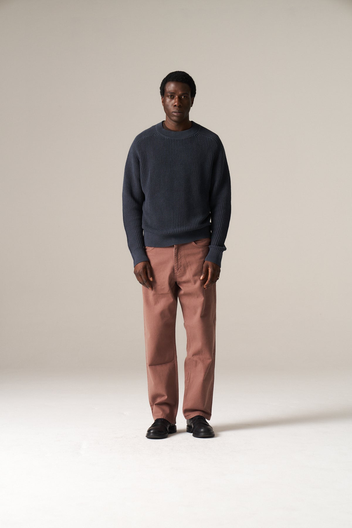 Limfjorden Cotton Paper Saddle Fishermen Sweater