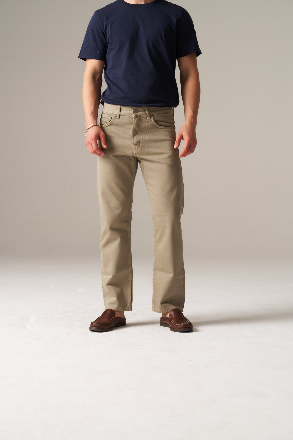 Sonny Regular Fit Jeans Khaki Stone