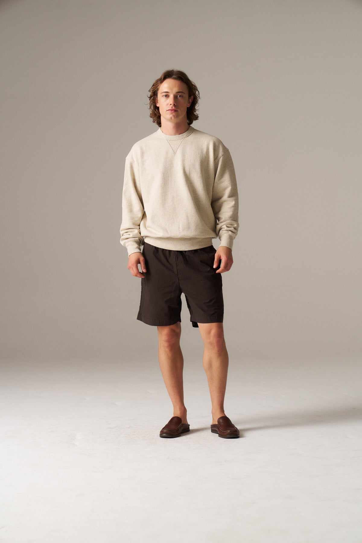 Kulhuse Cotton Linen Loopback Sweatshirt