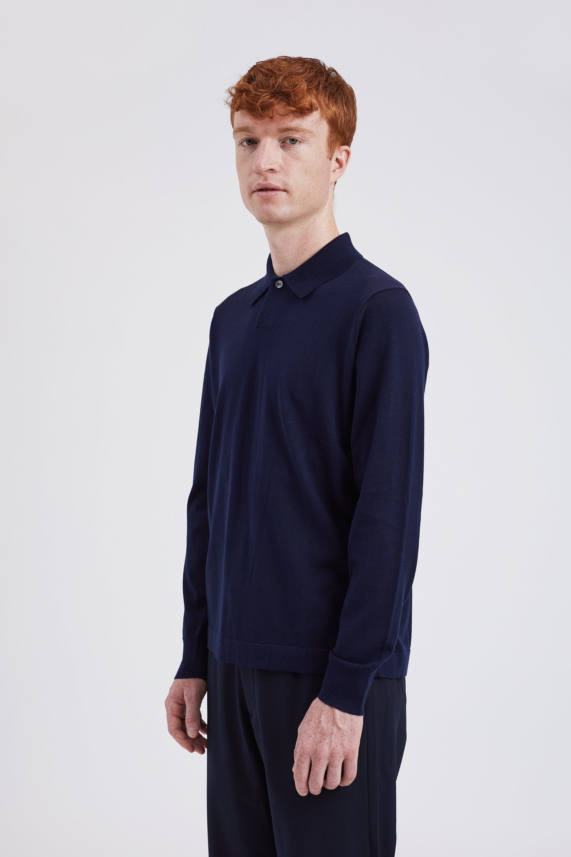 Jon Tech Merino Polo Knit
