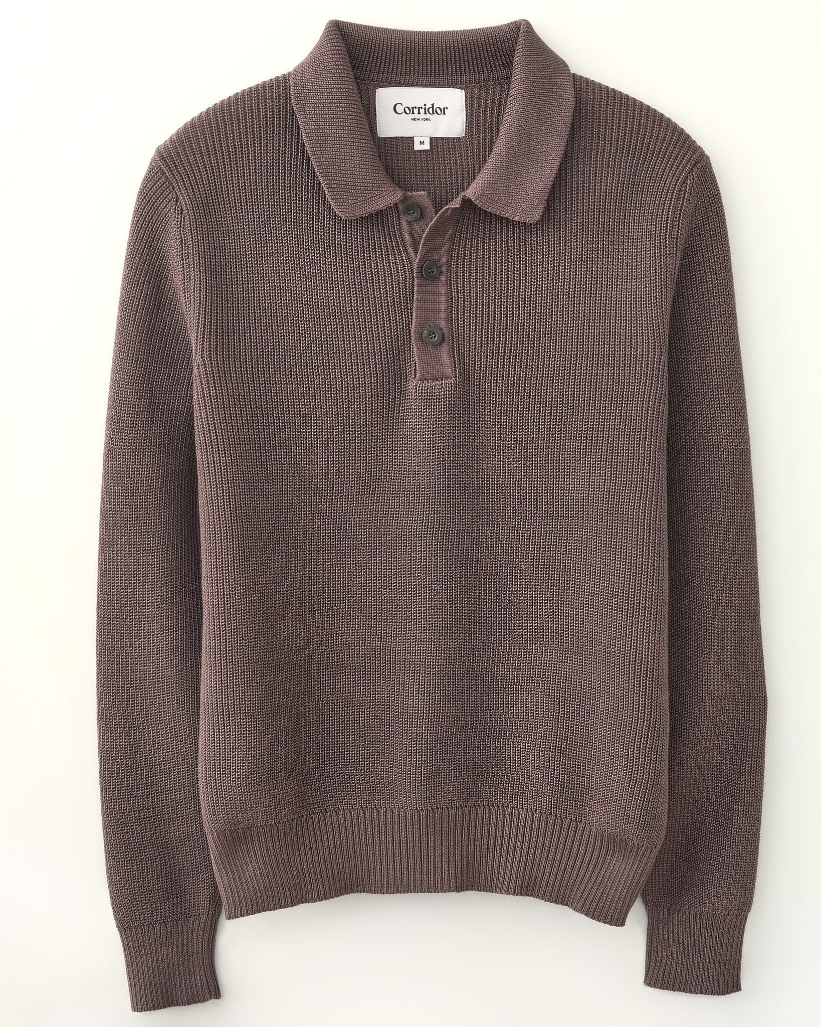 LS Slouchy Polo - Purple