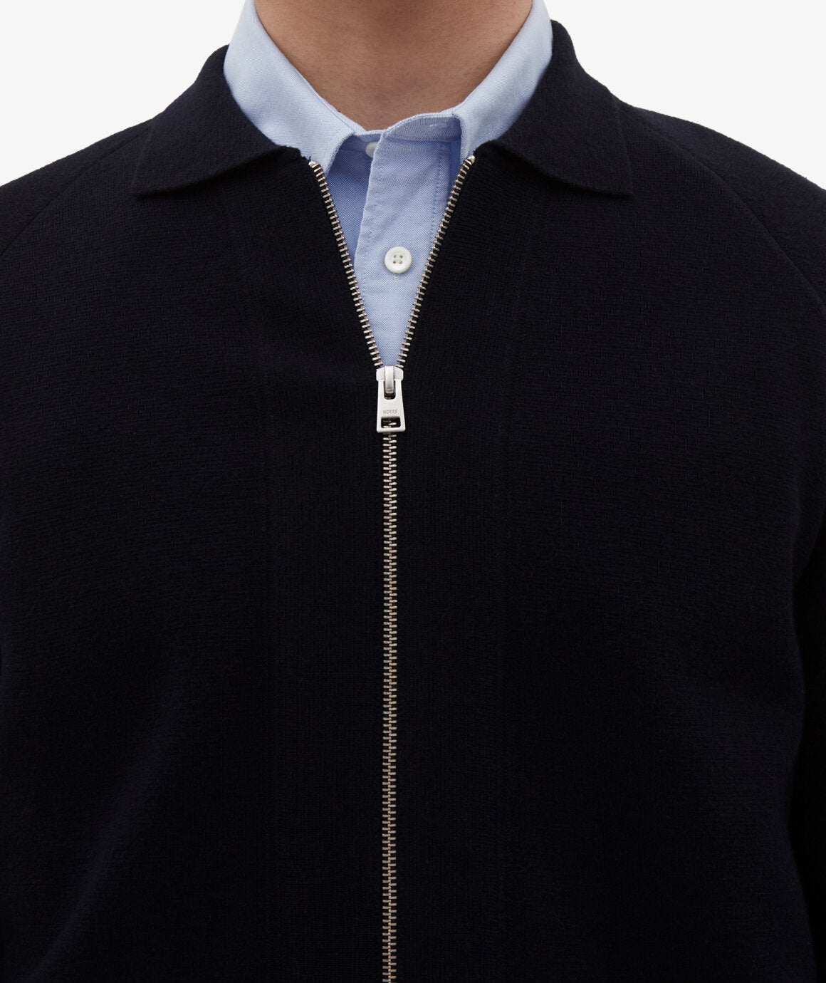 Bjarne Merino Cotton Milano Full Zip Jacket